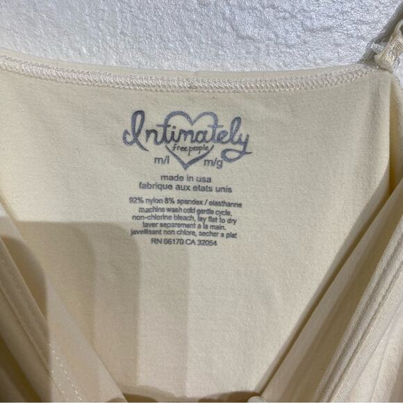 Free People Cream Seamless Bodycon Slip Sz M/L NWOT - Picture 5 of 10